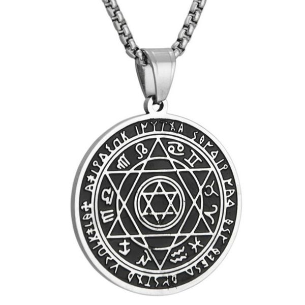 pendant necklaces trendy men's star of david talisman pentacle solomon necklace jewish stainless steel males jewelry gifts, Silver
pendant necklaces trendy men's star of david talisman pentacle solomon necklace jewish stainless steel males jewelry gifts, Silver