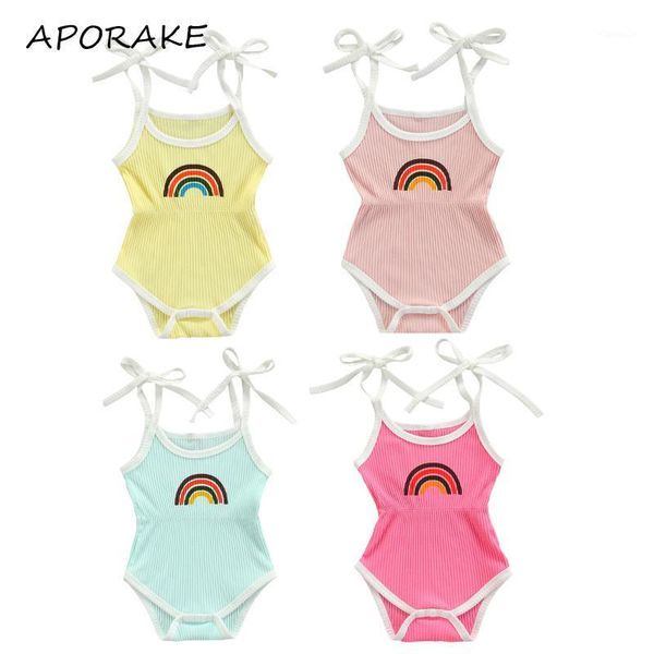 jumpsuits 2021 0-24m kids baby girl romper rainbow sleeveless bandage tunic summer playsuit outfit cute cotton clothes 4 colors, Blue
jumpsuits 2021 0-24m kids baby girl romper rainbow sleeveless bandage tunic summer playsuit outfit cute cotton clothes 4 colors, Blue