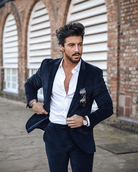 men's suits & blazers 2021 velvet men tuxedos groom wedding slim fit two button peaked lapel mens suit 2 pieces coat pants (jacket+pant, White;black
men's suits & blazers 2021 velvet men tuxedos groom wedding slim fit two button peaked lapel mens suit 2 pieces coat pants (jacket+pant, White;black