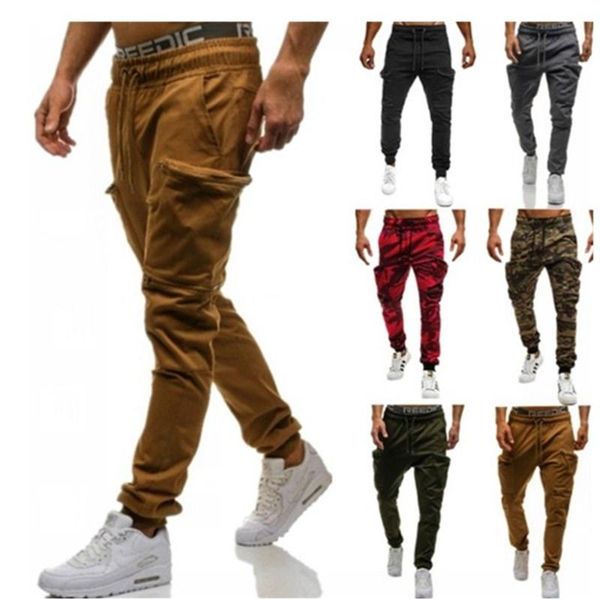 men's camouflage pants multi-pocket zipper jogging casual hip-hop military overalls, Black
men's camouflage pants multi-pocket zipper jogging casual hip-hop military overalls, Black
