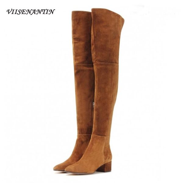 boots over-the-knee fashion european and american round toe mid-heel plush thigh high, Black
boots over-the-knee fashion european and american round toe mid-heel plush thigh high, Black