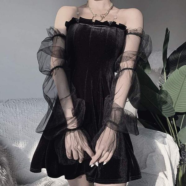 casual dresses dress angel p dark lolita perspective gauze pleated skirt chic weariness high waist wrapped chest 0fym, Black;gray
casual dresses dress angel p dark lolita perspective gauze pleated skirt chic weariness high waist wrapped chest 0fym, Black;gray