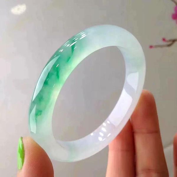 other bracelets zheru jewelry natural myanmar jadeite a-grade green 54-62mm two-color jade bracelet elegant princess gift, Golden;silver
other bracelets zheru jewelry natural myanmar jadeite a-grade green 54-62mm two-color jade bracelet elegant princess gift, Golden;silver