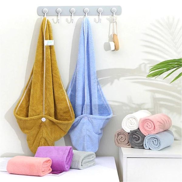 towel hair drying hat quick-dry cap bath microfiber solid super absorption turban dry
towel hair drying hat quick-dry cap bath microfiber solid super absorption turban dry