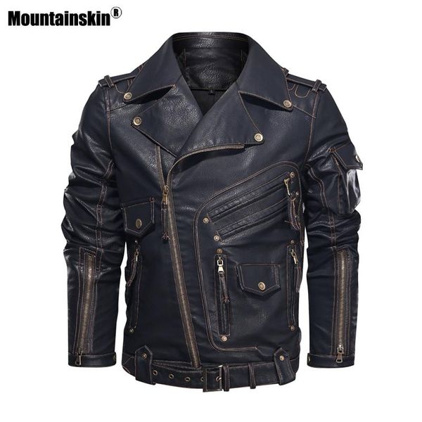 leather mountainskin winter mens jacket men fashion motorcycle pu cool zipper pockets coats eu size sa968 men's fur & faux, Black
leather mountainskin winter mens jacket men fashion motorcycle pu cool zipper pockets coats eu size sa968 men's fur & faux, Black