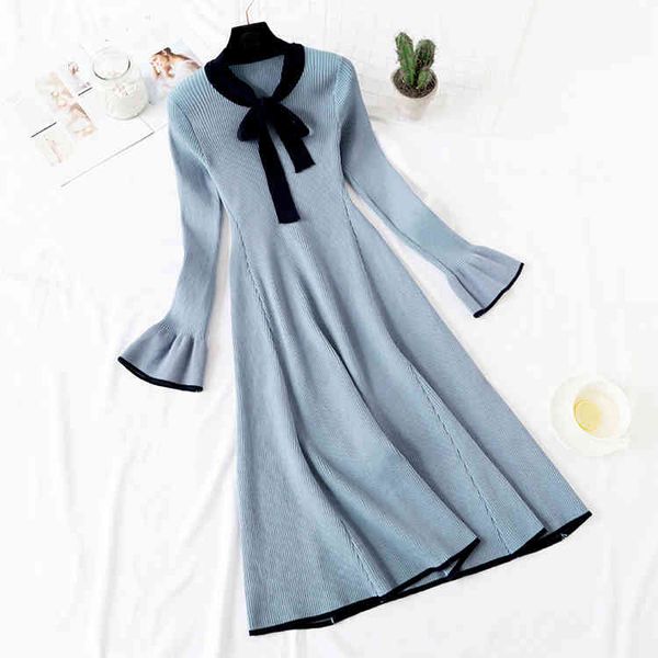 Casual Dresses A Line Spring Autumn Winter Women Knit Dress Female Long Flare Sleeve Pullovers Warm Knitted Sweater Robe Pull Femme 7WEC, Black;gray
Casual Dresses A Line Spring Autumn Winter Women Knit Dress Female Long Flare Sleeve Pullovers Warm Knitted Sweater Robe Pull Femme 7WEC, Black;gray