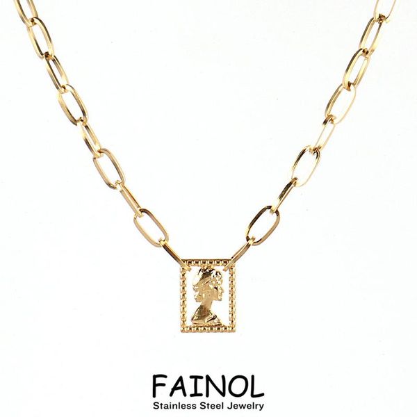 chains punk stainless steel necklaces for women necklace choker coin thick chain geometry jewelry gift, Silver
chains punk stainless steel necklaces for women necklace choker coin thick chain geometry jewelry gift, Silver