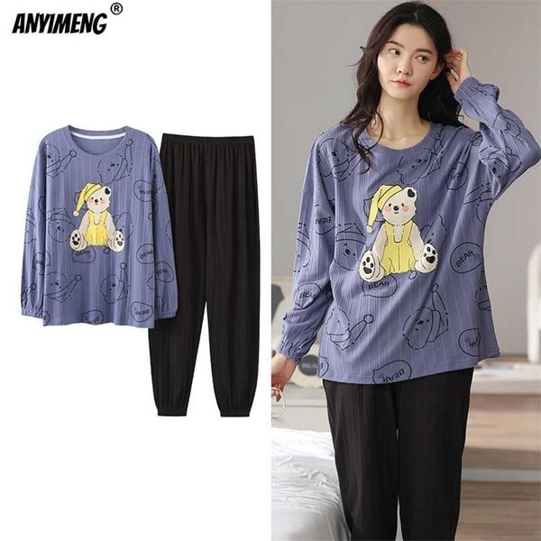kawaii dinosaur printing fashion women's pajamas big size homewear 3xl 4xl 5xl knitted cotton pullover spring autumn pijamas 211109, Black;red
kawaii dinosaur printing fashion women's pajamas big size homewear 3xl 4xl 5xl knitted cotton pullover spring autumn pijamas 211109, Black;red