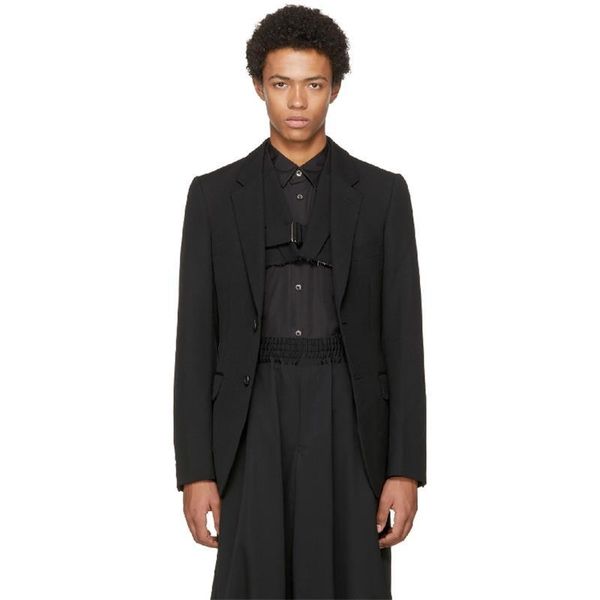 men's suits & blazers original s-5xl custom simple classic self-cultivation stitching casual personality irregular dress, White;black
men's suits & blazers original s-5xl custom simple classic self-cultivation stitching casual personality irregular dress, White;black