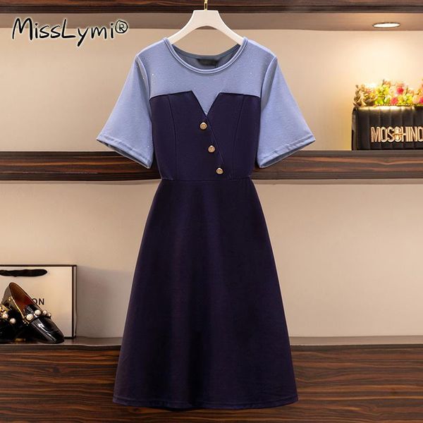 plus size dresses 4xl women knitted cotton korean dress summer 2021 short sleeve patchwork fake two piece high waist a-line, Black
plus size dresses 4xl women knitted cotton korean dress summer 2021 short sleeve patchwork fake two piece high waist a-line, Black