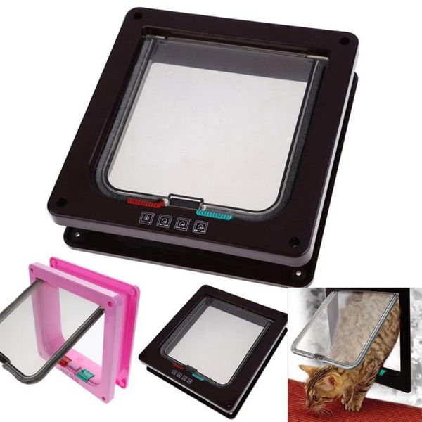 way lockable dog cat kitten door security flap abs plastic s/m/l animal small pet gate supplies dropship carriers,crates & houses
way lockable dog cat kitten door security flap abs plastic s/m/l animal small pet gate supplies dropship carriers,crates & houses