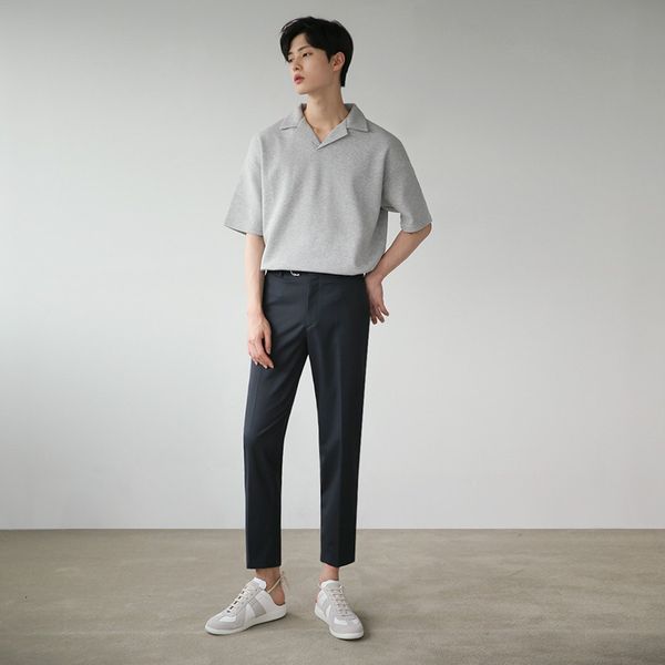men's t shirts myq short t-shirt korean fashion light mature lapel polo shirt half sleeve summer cloth, White;black
men's t shirts myq short t-shirt korean fashion light mature lapel polo shirt half sleeve summer cloth, White;black