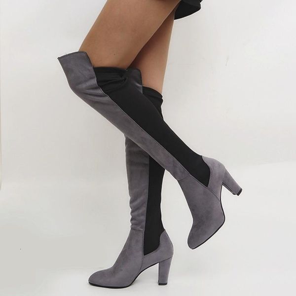 boots winter women over-the-knee fashion heels elastic long female plus size 43 shoes 3mgl, Black
boots winter women over-the-knee fashion heels elastic long female plus size 43 shoes 3mgl, Black