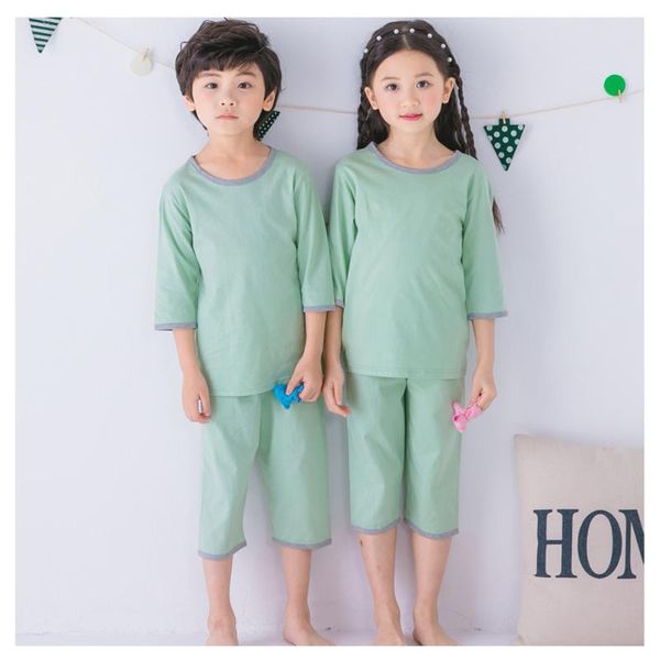 clothing sets summer solid green pajama suits for babies boys 100 cotton nightwears kids girls pyjamas sleepwears children fit 2-15y, White
clothing sets summer solid green pajama suits for babies boys 100 cotton nightwears kids girls pyjamas sleepwears children fit 2-15y, White