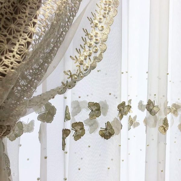 curtain & drapes simple fresh and beautiful butterfly embroidery pearl light luxury home decoration curtains for living dining room bedroom
curtain & drapes simple fresh and beautiful butterfly embroidery pearl light luxury home decoration curtains for living dining room bedroom