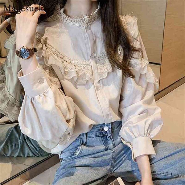 autumn vintage women blouses lace o-neck shirts lantern sleeve slim fashion solid female clothing blusas mujer 9951 210512, White
autumn vintage women blouses lace o-neck shirts lantern sleeve slim fashion solid female clothing blusas mujer 9951 210512, White