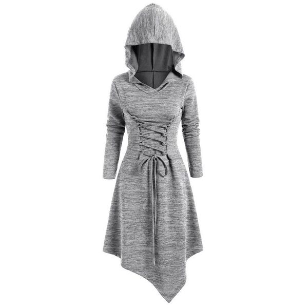 women's hoodies & sweatshirts women asymmetric sweatshirt dress casual solid lace up heathered bandage backless hooded autumn plus size, Black
women's hoodies & sweatshirts women asymmetric sweatshirt dress casual solid lace up heathered bandage backless hooded autumn plus size, Black