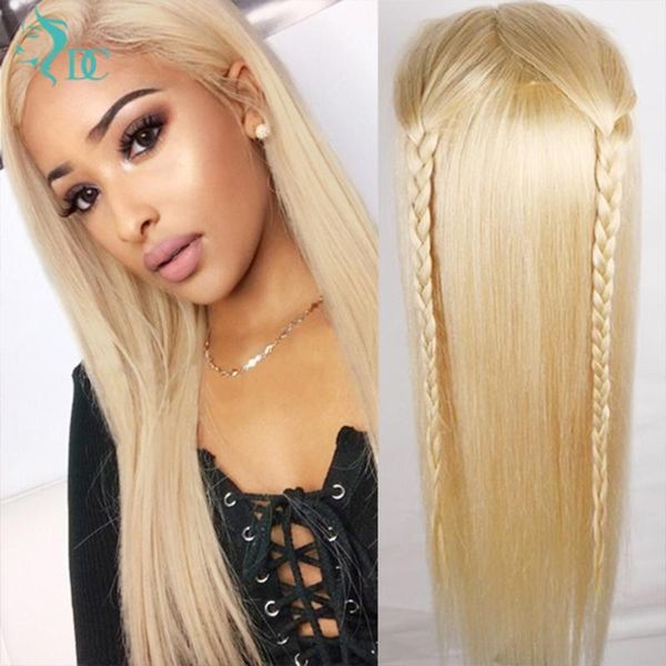 613 blonde lace front human hair wigs pre plucked brazilian straight 13x4 frontal wig 150% density for black women1, Black;brown
613 blonde lace front human hair wigs pre plucked brazilian straight 13x4 frontal wig 150% density for black women1, Black;brown