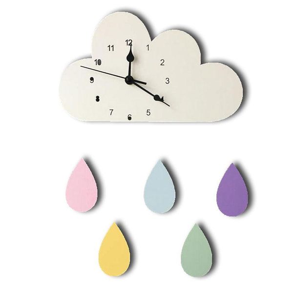 wall clocks cartoon wood cloud teardrop shaped boy girl children room bedroom dumb deskclock home decor
wall clocks cartoon wood cloud teardrop shaped boy girl children room bedroom dumb deskclock home decor