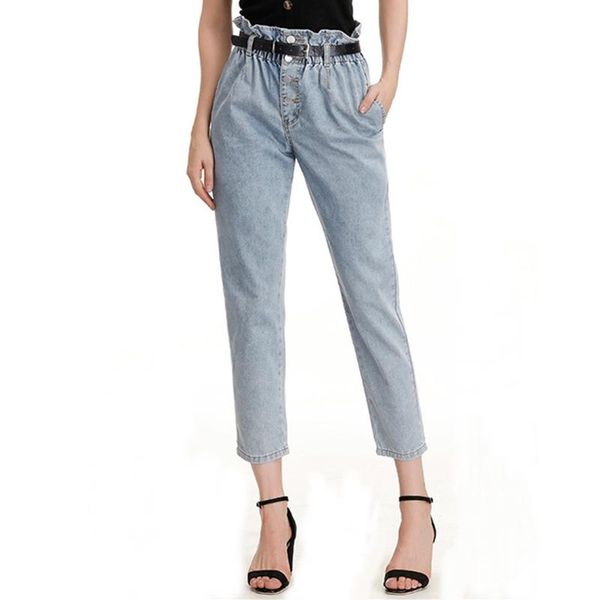 jeans woman fashion elastic high waist plus size loose single-breasted mom women denim straight pants 6xl 7xl 8xl women's, Blue
jeans woman fashion elastic high waist plus size loose single-breasted mom women denim straight pants 6xl 7xl 8xl women's, Blue