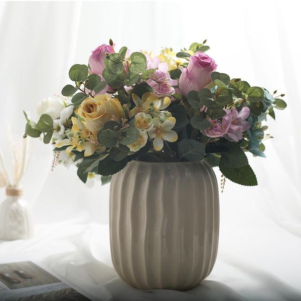 decorative flowers & wreaths 1 bouquet of beautiful rose peony rayon flower small family party spring wedding decoration artificial
decorative flowers & wreaths 1 bouquet of beautiful rose peony rayon flower small family party spring wedding decoration artificial