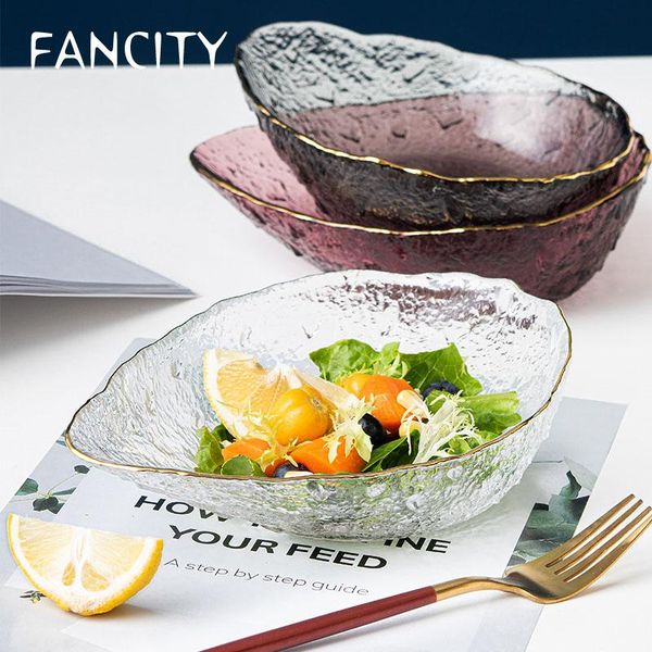 bowls fancity japanese style glass bowl fruit transparent salad plate vegetable household bird's nest net red gold rim
bowls fancity japanese style glass bowl fruit transparent salad plate vegetable household bird's nest net red gold rim
