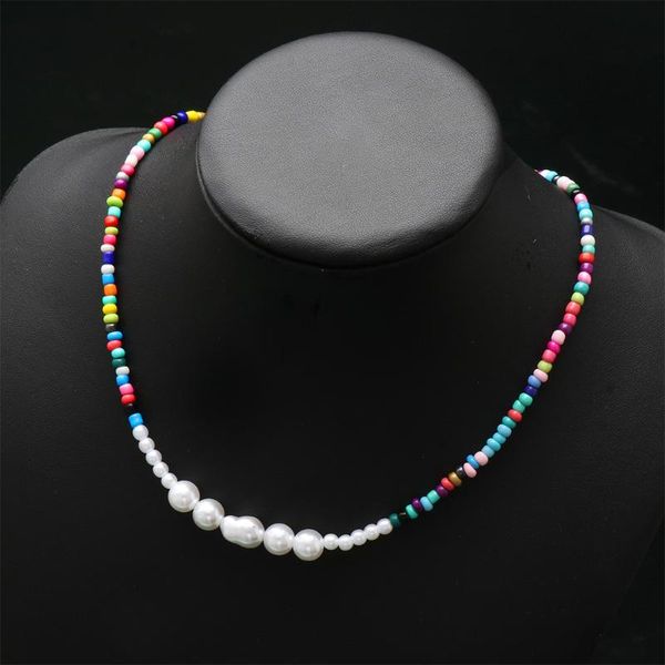 chokers bohemia baroque pearl choker necklace for women vintage colorful acrylic bead chain statement summer party jewelry, Golden;silver
chokers bohemia baroque pearl choker necklace for women vintage colorful acrylic bead chain statement summer party jewelry, Golden;silver