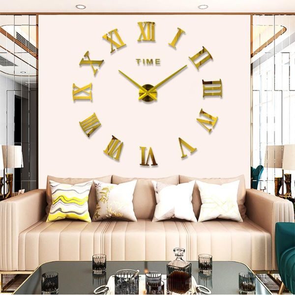 wall clocks diy classic roman numerals clock modern watch 3d acrylic mirror surface kit decoration silent sticker
wall clocks diy classic roman numerals clock modern watch 3d acrylic mirror surface kit decoration silent sticker