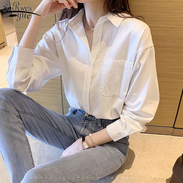 white shirt women spring korean simple long sleeve bottomed single breasted wild women's blouse plus size 4xl 13055 210427
white shirt women spring korean simple long sleeve bottomed single breasted wild women's blouse plus size 4xl 13055 210427