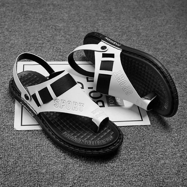 slippers men summer beach men's shoes breathable sneakers man leather casual fashion light flip flops, Black
slippers men summer beach men's shoes breathable sneakers man leather casual fashion light flip flops, Black