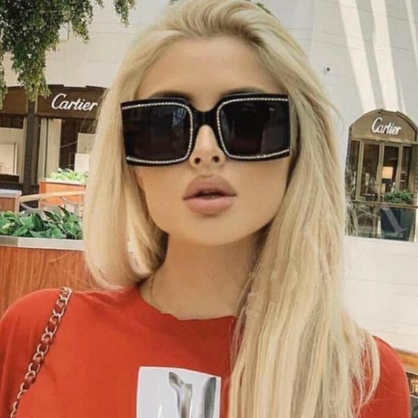 sunglasses luxury big square female designer brand sun retro clear women glasses oversized shades hand-set diamonds oculos uv400, White;black
sunglasses luxury big square female designer brand sun retro clear women glasses oversized shades hand-set diamonds oculos uv400, White;black