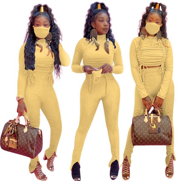 women's two piece pants casual women tracksuit set pleated shirt and long sportsuit winter joggers clothes for outfit, White
women's two piece pants casual women tracksuit set pleated shirt and long sportsuit winter joggers clothes for outfit, White