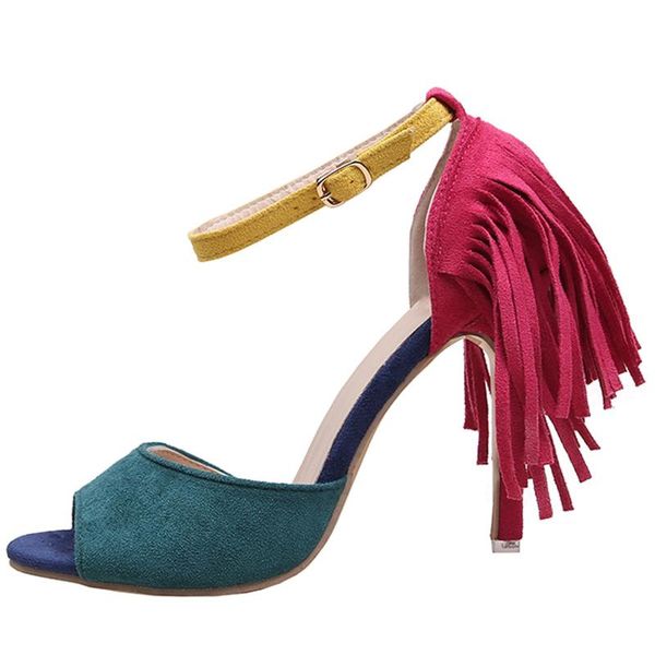sandals women's tassels decorate high heels shoes fashion office stiletto party female comfort women sandal#3, Black
sandals women's tassels decorate high heels shoes fashion office stiletto party female comfort women sandal#3, Black
