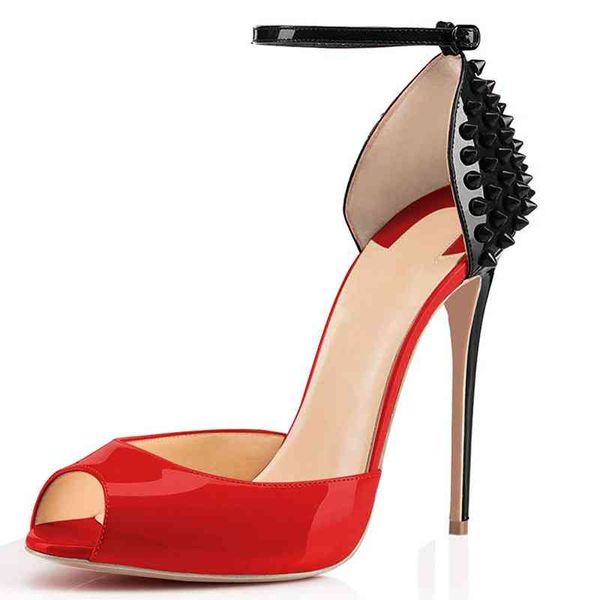 dress shoes women's color matching 12cm high heel with rivet fashion wedding party sandals oftz hq75, Black
dress shoes women's color matching 12cm high heel with rivet fashion wedding party sandals oftz hq75, Black