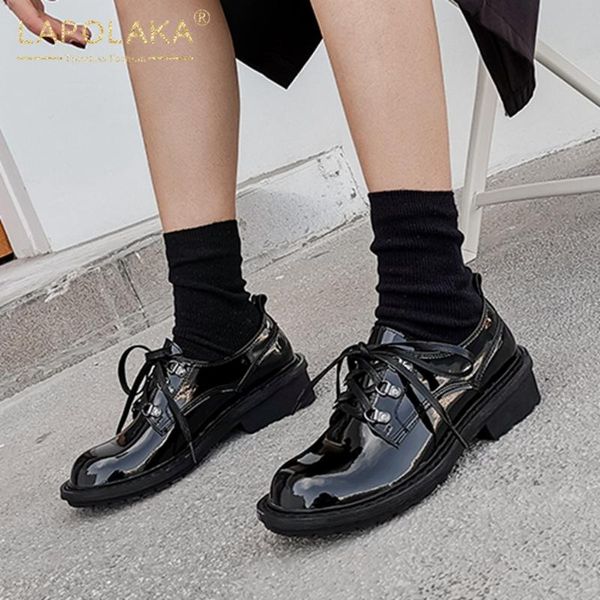 dress shoes lapolaka 2021 arrivals genuine cow leather british style ins fashion pumps woman thick heels comfy classic pump lady, Black
dress shoes lapolaka 2021 arrivals genuine cow leather british style ins fashion pumps woman thick heels comfy classic pump lady, Black
