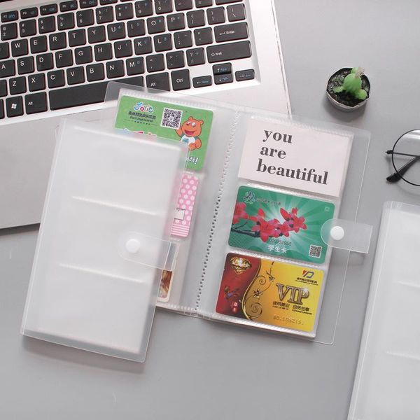 card holders 1pc 120 slots id pp matte business book large capacity cards clip ticket collection stocks, Brown;gray
card holders 1pc 120 slots id pp matte business book large capacity cards clip ticket collection stocks, Brown;gray