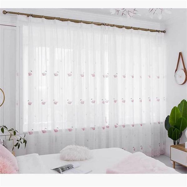 curtain & drapes nordic modern swan embroidery window screen white transparent living room bedroom
curtain & drapes nordic modern swan embroidery window screen white transparent living room bedroom