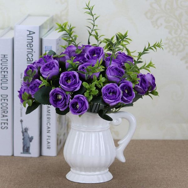 decorative flowers & wreaths 10heads/bundle roses artificial bouquet fake rose silk flower home table window decro marriage gift leaves fast
decorative flowers & wreaths 10heads/bundle roses artificial bouquet fake rose silk flower home table window decro marriage gift leaves fast