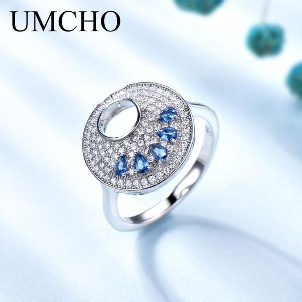 cluster rings umcho fashion round blue ring real 925 sterling silver jewelry gemstone for women party gift fine, Golden;silver
cluster rings umcho fashion round blue ring real 925 sterling silver jewelry gemstone for women party gift fine, Golden;silver