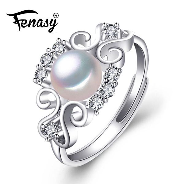 cluster rings fenasy natural freshwater pearl 925 sterling silver ring real for women flower party fine jewelry, Golden;silver
cluster rings fenasy natural freshwater pearl 925 sterling silver ring real for women flower party fine jewelry, Golden;silver
