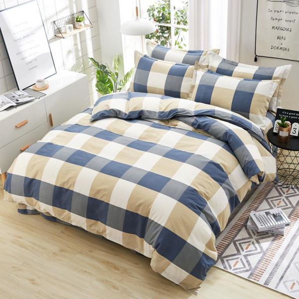 bedding sets home textile plain grid double-sided thicken brushed fabric bed sheet pillow case simple set quilt cover duvet oceania
bedding sets home textile plain grid double-sided thicken brushed fabric bed sheet pillow case simple set quilt cover duvet oceania