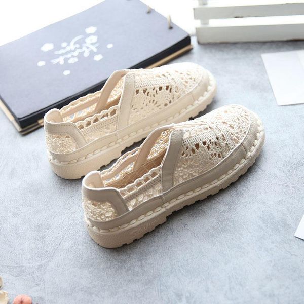 sandals 2021 women's spring and summer shoes cotton linen lace toe flat hollow single mesh lazy, Black
sandals 2021 women's spring and summer shoes cotton linen lace toe flat hollow single mesh lazy, Black