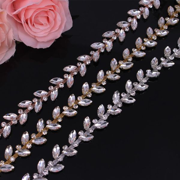 wedding sashes 2.1cm width rose gold crystal dress belt bridal chain trim horse-eye shape rhinestone sew on garments diy clothes, White
wedding sashes 2.1cm width rose gold crystal dress belt bridal chain trim horse-eye shape rhinestone sew on garments diy clothes, White