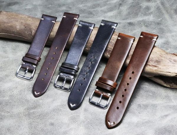 watch bands handmade band18mm19mm20mm21mm22mm thin crazy horse leather cow oil wax strap bracelet retro wristband, Black;brown
watch bands handmade band18mm19mm20mm21mm22mm thin crazy horse leather cow oil wax strap bracelet retro wristband, Black;brown