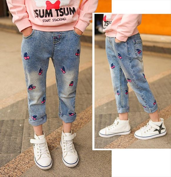 fashion kids girls jeans clothes child girl elastic waist trousers infants baby casual denim print long pants clothing, Blue
fashion kids girls jeans clothes child girl elastic waist trousers infants baby casual denim print long pants clothing, Blue