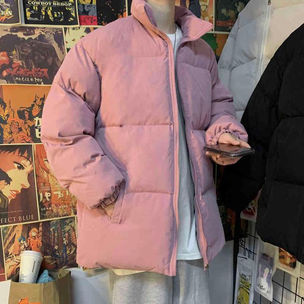 privathinker stand collar warm winter men's parkas 2021 solid color men harajuku zipper et coats korean casual parka, Black
privathinker stand collar warm winter men's parkas 2021 solid color men harajuku zipper et coats korean casual parka, Black