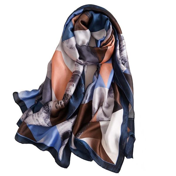scarves luxury women spring scarf plaid silk shawls and wraps brand tartan pashmina long bandana foulard femme bufanda mujer, Blue;gray
scarves luxury women spring scarf plaid silk shawls and wraps brand tartan pashmina long bandana foulard femme bufanda mujer, Blue;gray