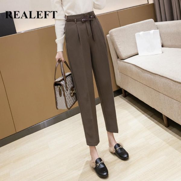 women's pants & capris realeft solid formal women harem with belt 2021 chic high waist elegant office lady ankle-length straight pant p, Black;white
women's pants & capris realeft solid formal women harem with belt 2021 chic high waist elegant office lady ankle-length straight pant p, Black;white