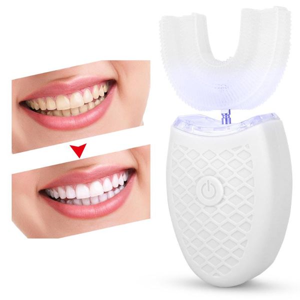 smart electric toothbrush u-shaped sonic automatic cleaning oral care tool white type
smart electric toothbrush u-shaped sonic automatic cleaning oral care tool white type