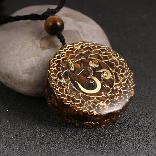 pendant necklaces yoga om healing resin crystal energy orgone necklace chip tiger eye stone round pendants reiki for men women, Silver
pendant necklaces yoga om healing resin crystal energy orgone necklace chip tiger eye stone round pendants reiki for men women, Silver